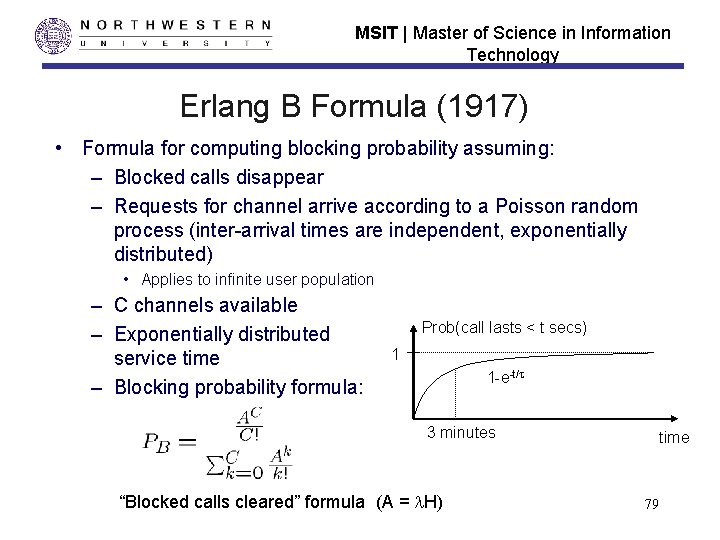 MSIT | Master of Science in Information Technology Erlang B Formula (1917) • Formula MSIT | Master of Science in Information Technology Erlang B Formula (1917) • Formula