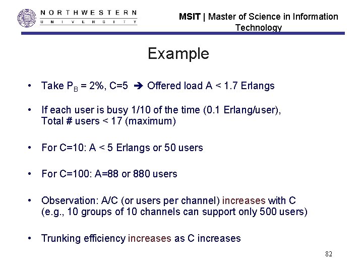 MSIT | Master of Science in Information Technology Example • Take PB = 2%, MSIT | Master of Science in Information Technology Example • Take PB = 2%,