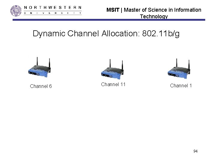 MSIT | Master of Science in Information Technology Dynamic Channel Allocation: 802. 11 b/g MSIT | Master of Science in Information Technology Dynamic Channel Allocation: 802. 11 b/g