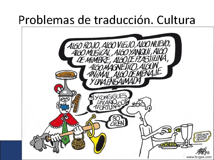 Problemas de traducción. Cultura 