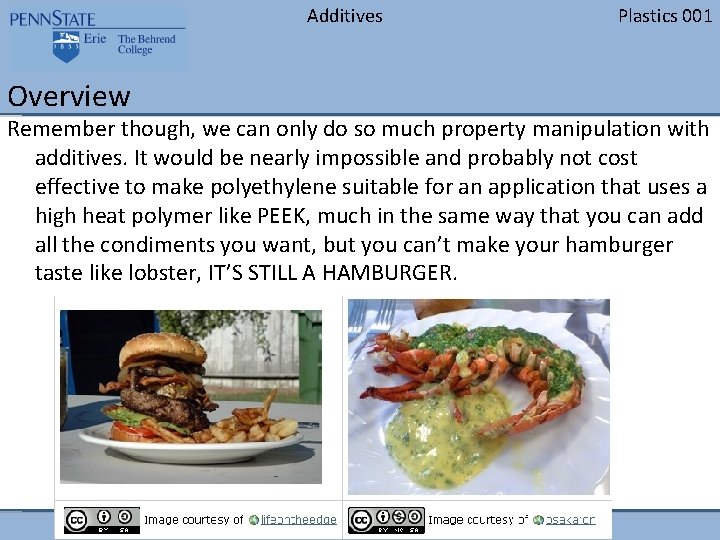 Additives Overview Plastics 001 Remember though, we can only do so much property manipulation