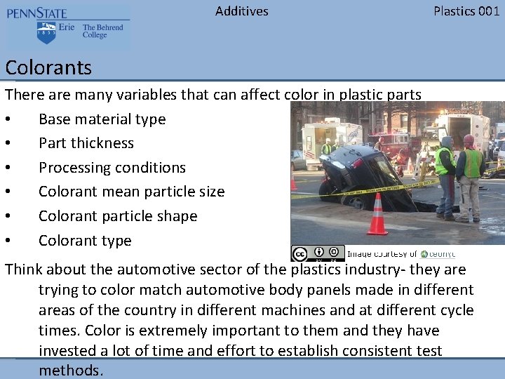 Additives Plastics 001 Colorants There are many variables that can affect color in plastic