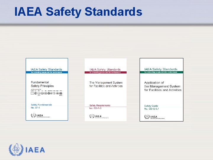 IAEA Safety Standards IAEA 