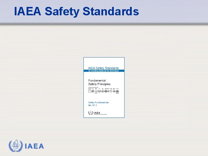 IAEA Safety Standards IAEA 