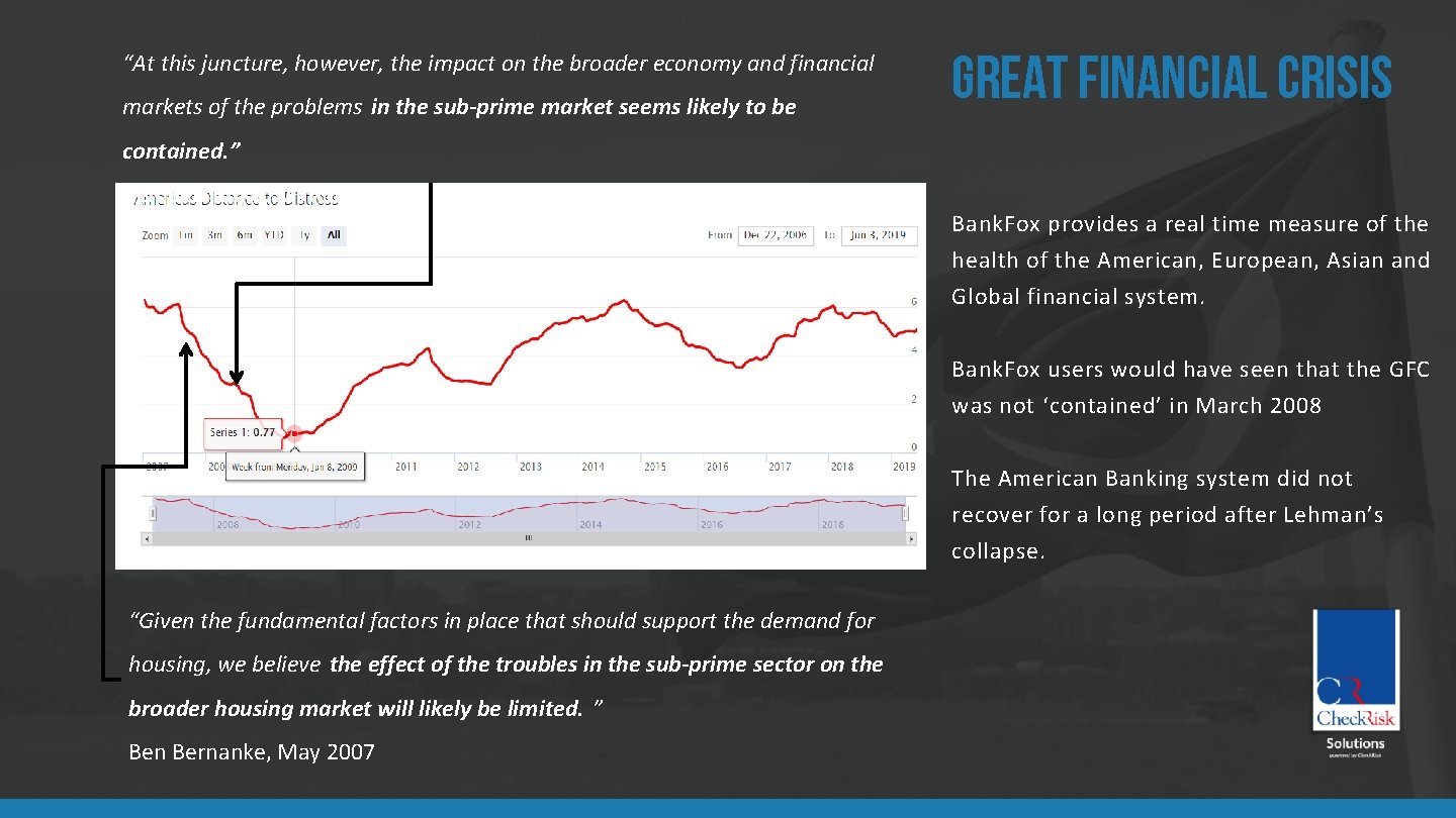 “At this juncture, however, the impact on the broader economy and financial markets of