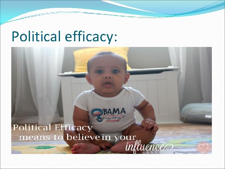 Political efficacy: 