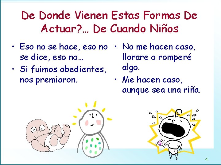 De Donde Vienen Estas Formas De Actuar? … De Cuando Niños • Eso no