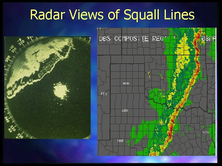 Radar Views of Squall Lines 
