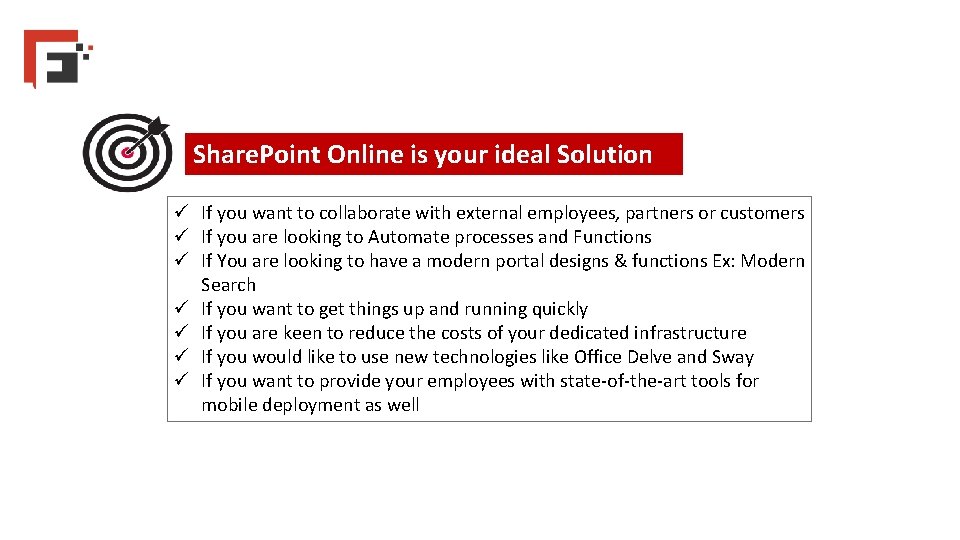 Share. Point Online is your ideal Solution ü If you want to collaborate with