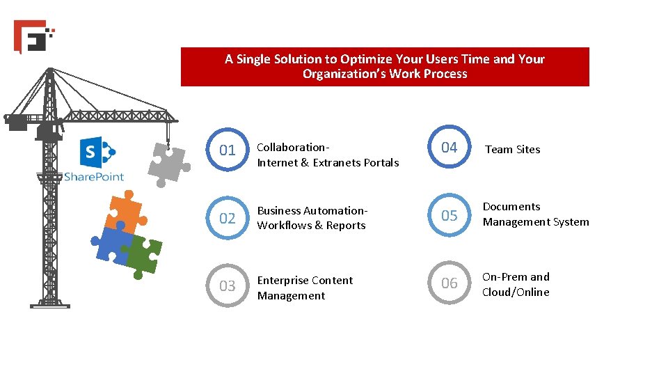 A Single Solution to Optimize Your Users Time and Your Organization’s Work Process 04