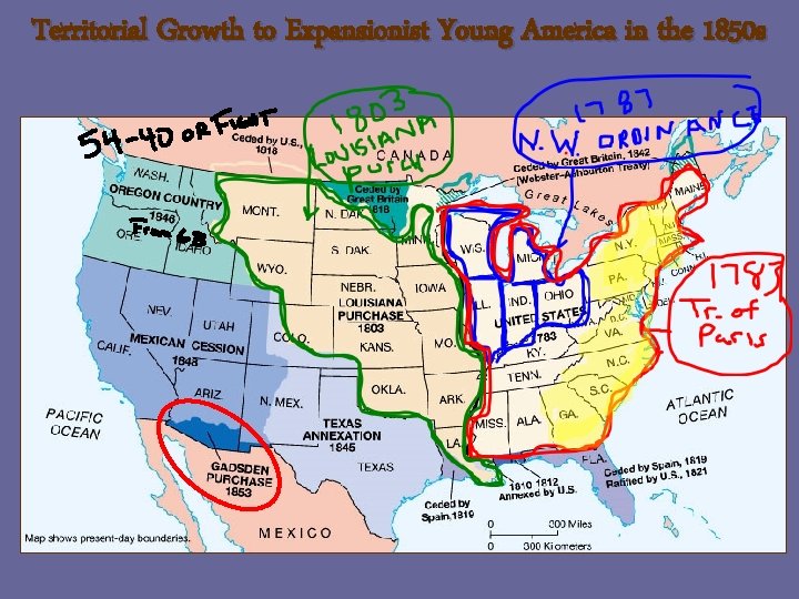 Territorial Growth to Expansionist Young America in the 1850 s 