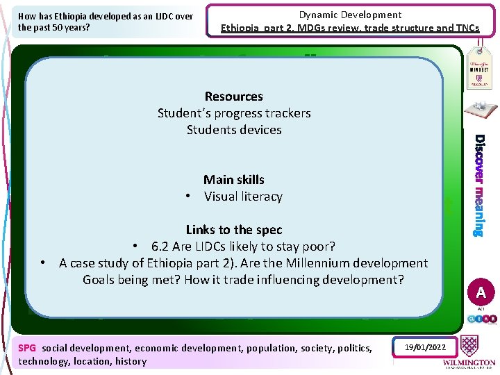 How has Ethiopia developed as an LIDC over the past 50 years? Dynamic Development