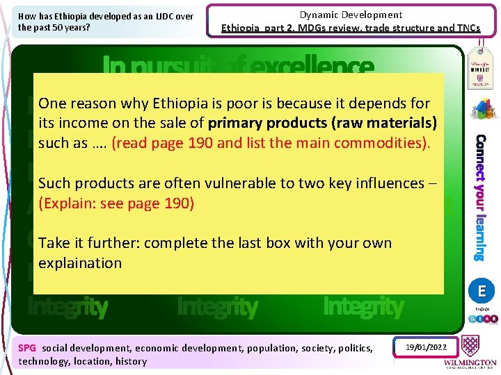 How has Ethiopia developed as an LIDC over the past 50 years? Dynamic Development