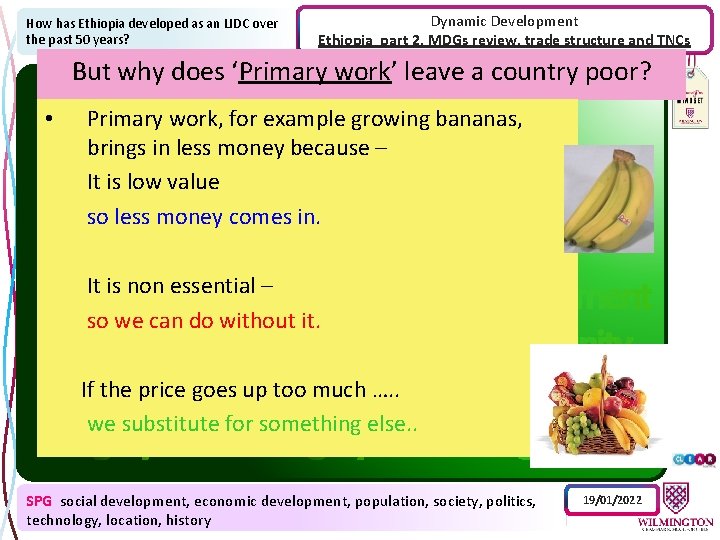 How has Ethiopia developed as an LIDC over the past 50 years? Dynamic Development