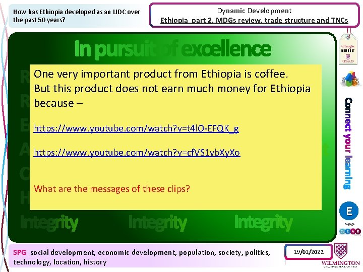 How has Ethiopia developed as an LIDC over the past 50 years? Dynamic Development