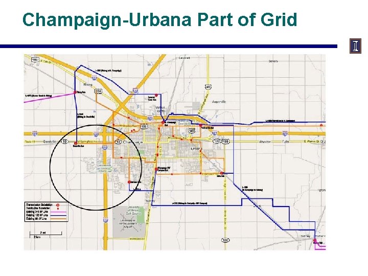 Champaign-Urbana Part of Grid 