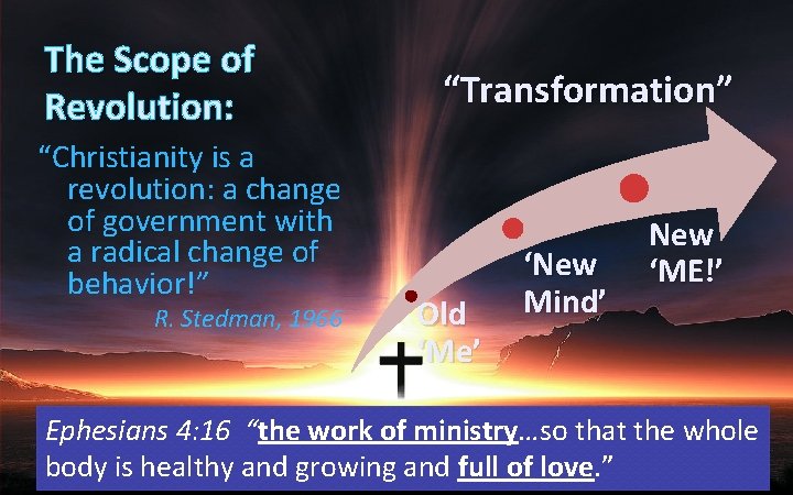 The Scope of Revolution: “Christianity is a revolution: a change of government with a The Scope of Revolution: “Christianity is a revolution: a change of government with a