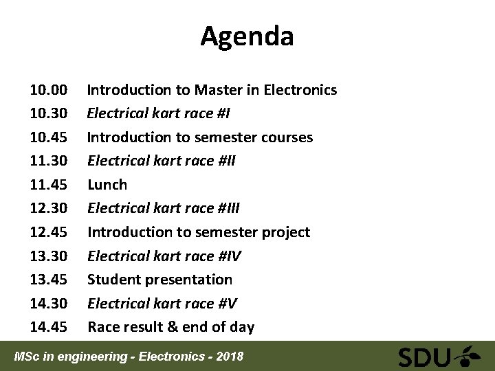 Agenda 10. 00 10. 30 10. 45 11. 30 11. 45 12. 30 12.