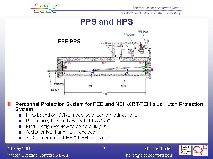 PPS and HPS FEE PPS Personnel Protection System for FEE and NEH/XRT/FEH plus Hutch PPS and HPS FEE PPS Personnel Protection System for FEE and NEH/XRT/FEH plus Hutch