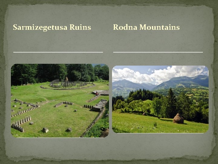 Sarmizegetusa Ruins Rodna Mountains 