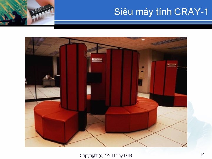 Siêu máy tính CRAY-1 Copyright (c) 1/2007 by DTB 19 