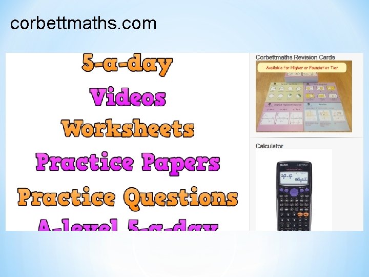 corbettmaths. com 