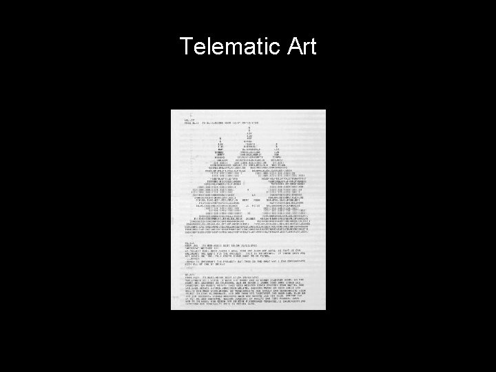 Telematic Art 