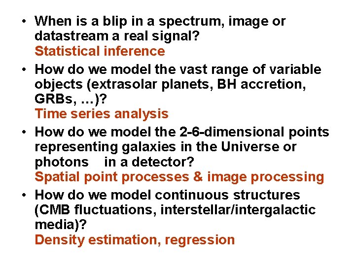  • When is a blip in a spectrum, image or datastream a real