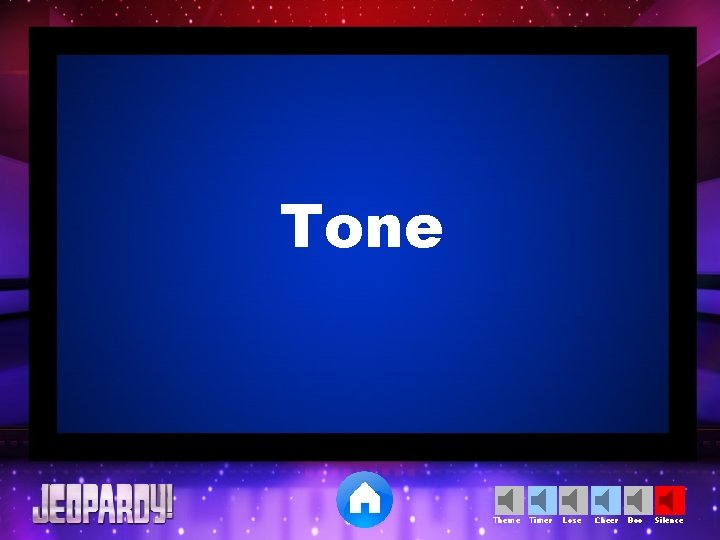 Tone Theme Timer Lose Cheer Boo Silence 