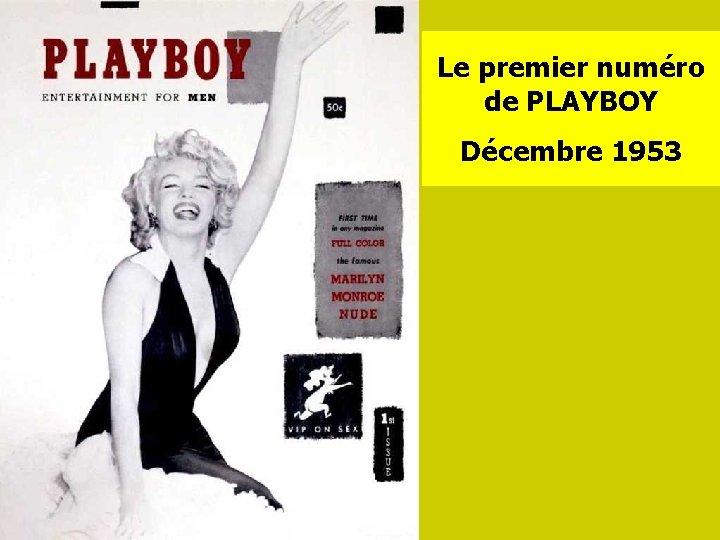 Le premier numéro de PLAYBOY Décembre 1953 