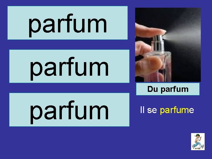 parfum Du parfum Il se parfume 