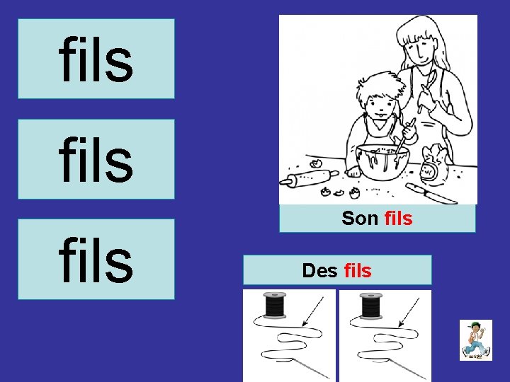 fils Son fils Des fils 