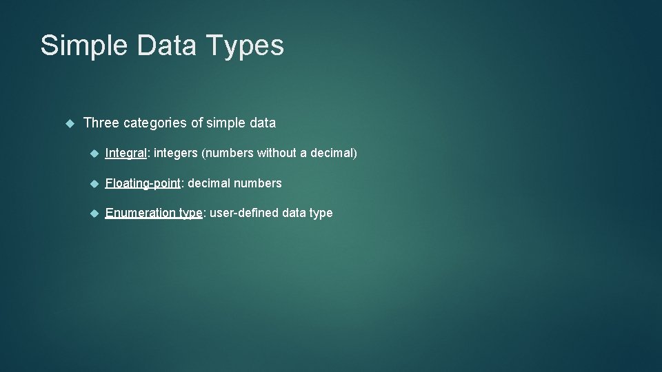 1 LECTURE 3 1192022 Introduction to Programming Data