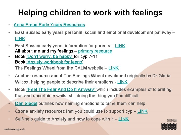 Section 5 Supporting children young people and adults