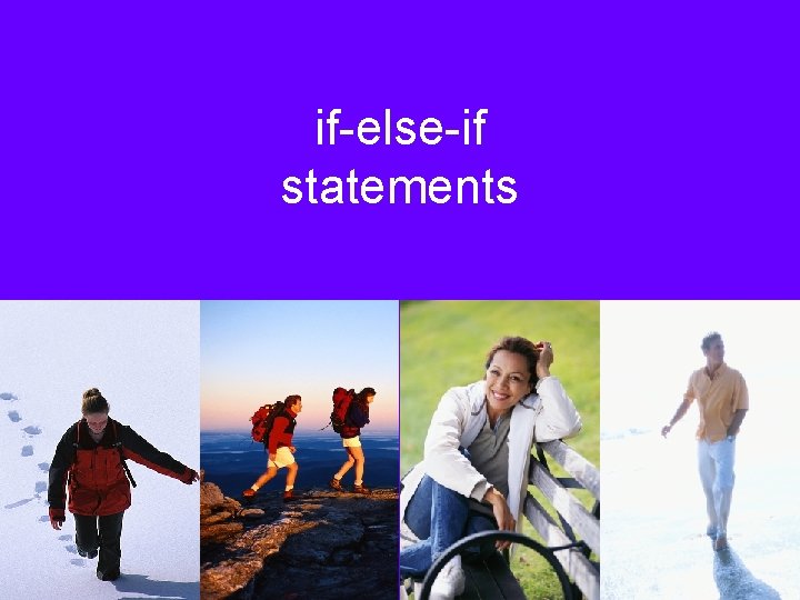 if-else-if statements 