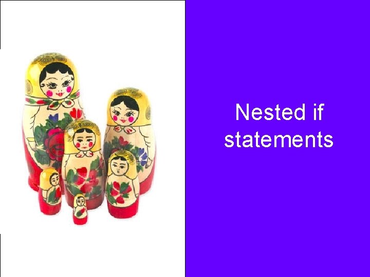 Nested if statements 