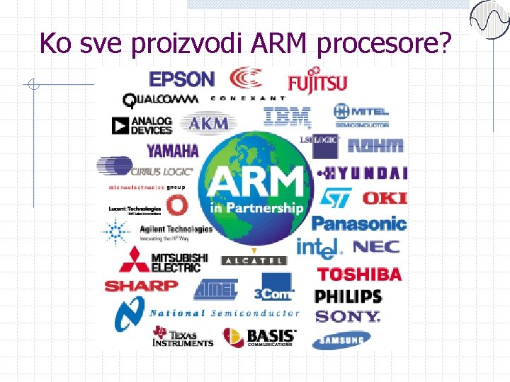 Ko sve proizvodi ARM procesore? 