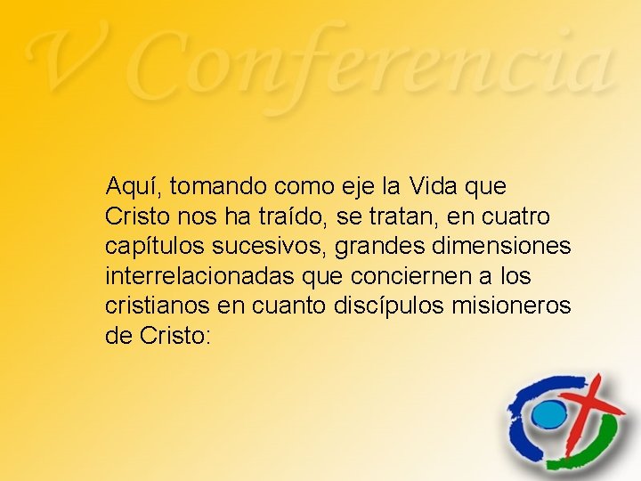 Aquí, tomando como eje la Vida que Cristo nos ha traído, se tratan, en