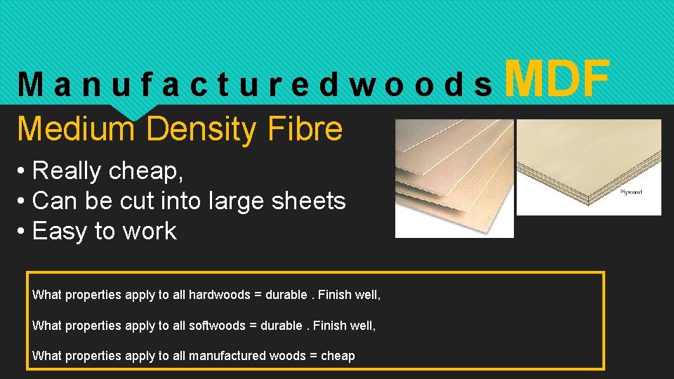 M a n u f a c t u r e d w o