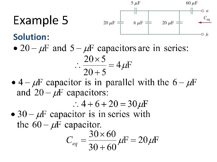Example 5 Solution: 
