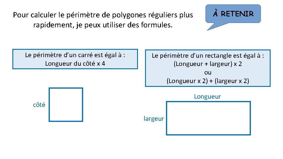 Pour calculer le périmètre de polygones réguliers plus rapidement, je peux utiliser des formules. Pour calculer le périmètre de polygones réguliers plus rapidement, je peux utiliser des formules.