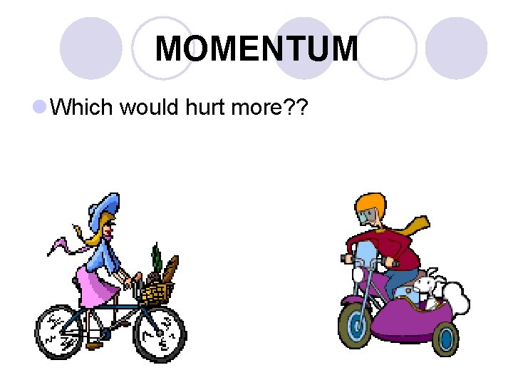 MOMENTUM l Which would hurt more? ? 