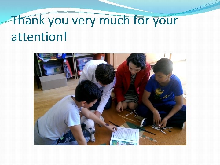 Thank you very much for your attention! 