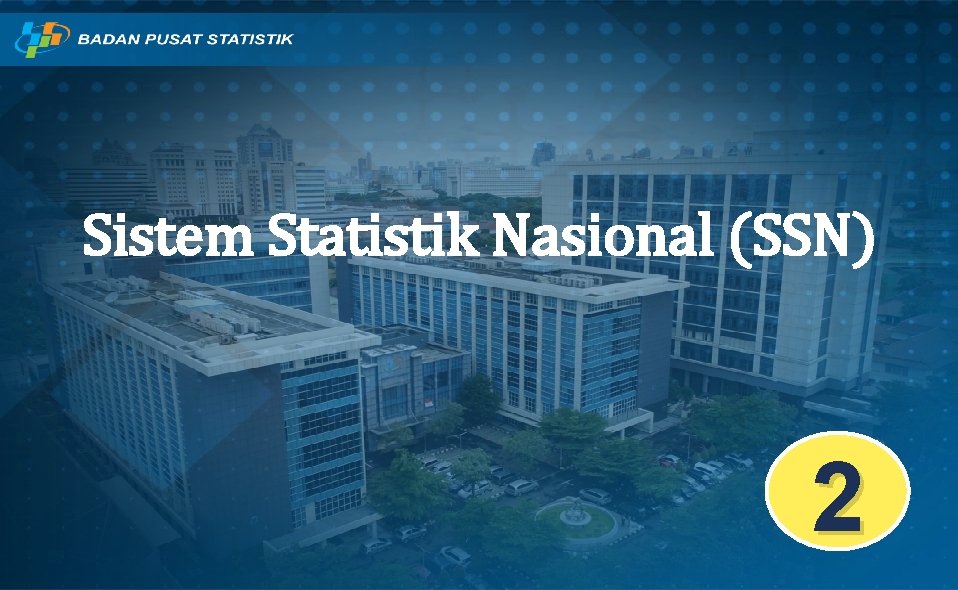 Sistem Statistik Nasional (SSN) 2 