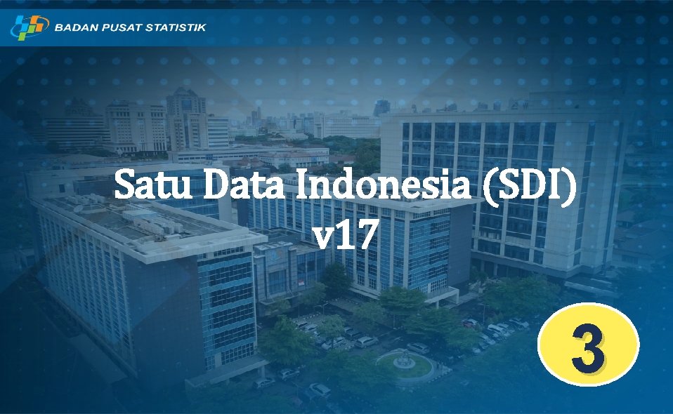 Satu Data Indonesia (SDI) v 17 3 