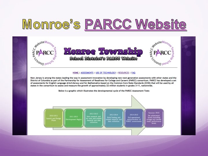 Monroe’s PARCC Website 