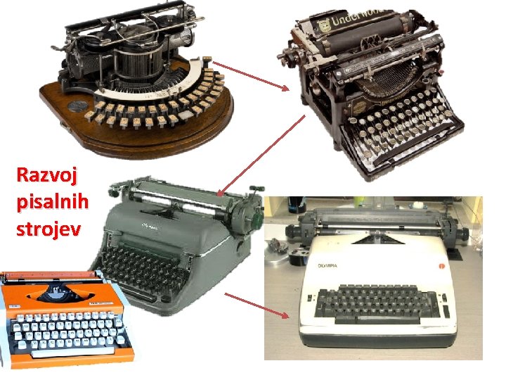 Razvoj pisalnih strojev 