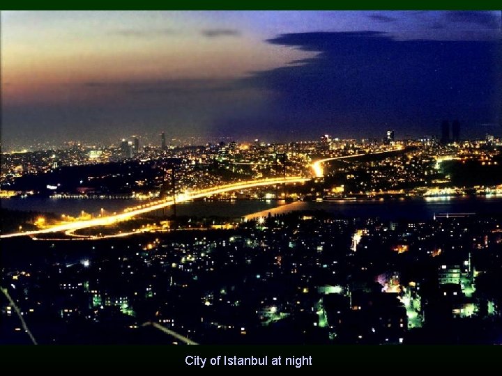 City of Istanbul at night 