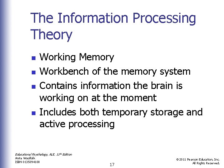 Cognitive Views of Learning Cluster 7 Modules 19