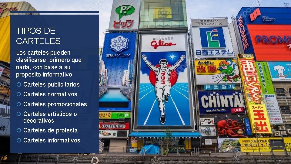 TIPOS DE CARTELES Los carteles pueden clasificarse, primero que nada, con base a su